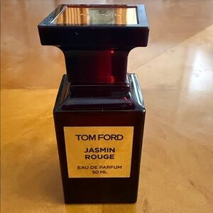Brand New and FULL bottle of: Tom Ford Jasmin Rouge Perfume in Rich Burgundy.